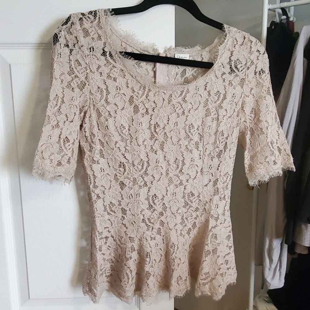 T. BABATON LACE BLOUSE